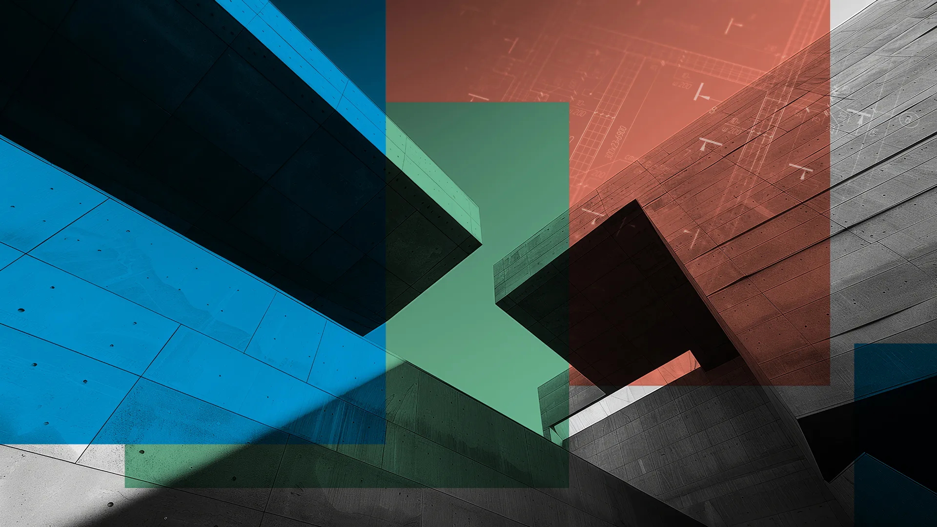 Panorama architectural moderne représentant l'expertise MCP